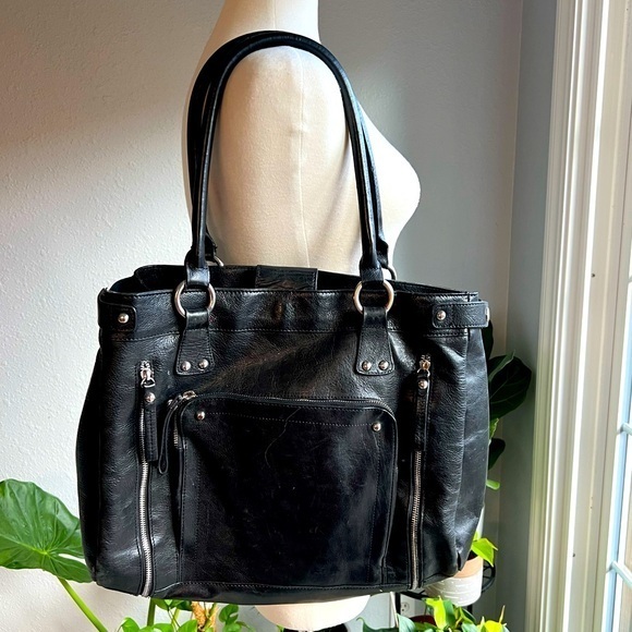 Pelle Studio Black Tote - Picture 1 of 6
